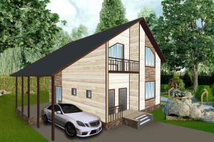 3Д визуализация жилого дома3