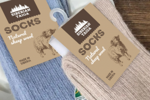 Этикетка для носков ТМ Siberian Taiga