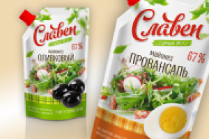 Разработка дизайна майонезов ТМ "Славен"