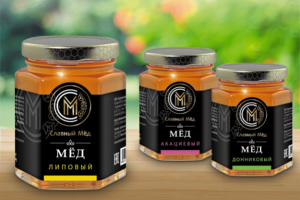 Дизайн этикеток для меда ТМ "Славный мед"
