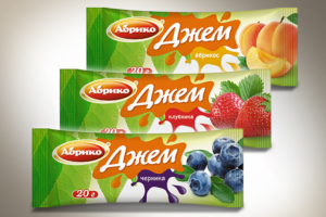 Дизайн упаковки порционных продуктов. ТМ Абрико
