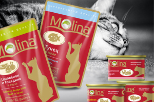 корм для кошек ТМ Molina