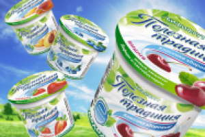 дизайн упаковки йогуртов