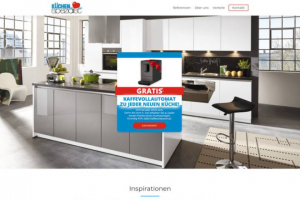 Сайт по кухням для немецкой компании