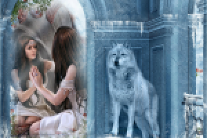 Девушка и волк