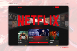 Редизайн сайта NETFLIX