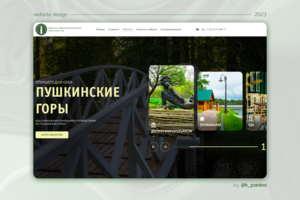 Туристско-информационный центр — дизайн сайта