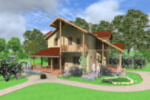 Проект двухэтажного дома 115 м2