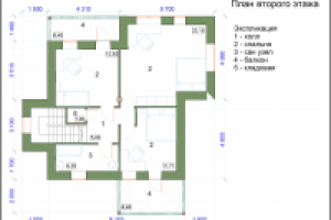 Проект двухэтажного дома 115 м2
