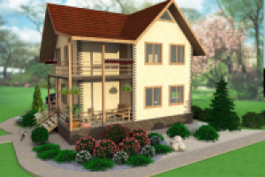 Проект двухэтажного дома 110 м2