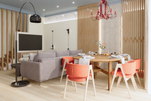 3-х уровневая квартира в таунхаусе ЖК Александрия, 1 уровень