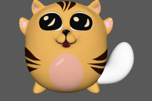 3D модель  Кот