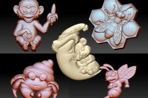 3D  барельефы для прессформ , ЧПУ и 3D печати