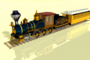 Модель паровоза