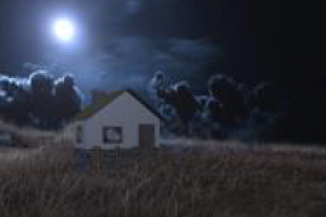 Ночь в степи. Гроза.