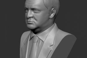 3D модель бюст физик Щелкин К И