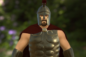 3D модель воина