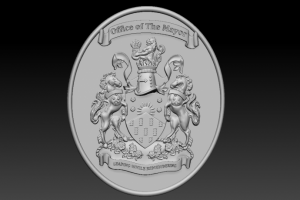 3D модель Герб ( барельеф )
