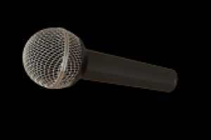 Микрофон 3D  модель