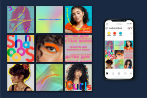 дизайн блога про кудри