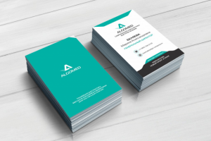 Визитки для компании Альгомед
