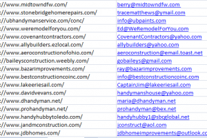 Сбор сайтов определенных тематик