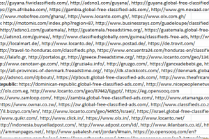 сбор досок объявлений