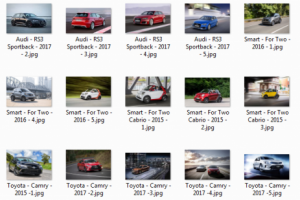 сбор и скачивание фото авто