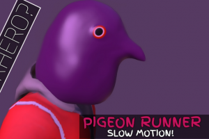 БЕГУЩИЙ ГОЛУБЬ - ТОТАЛЬНОЕ ЗАМЕДЛЕНИЕ!