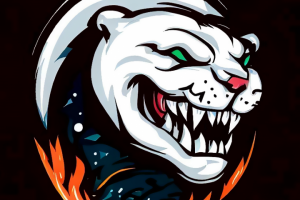 Лого симбиоз из 2-ух зверей, логотип для Стримера.