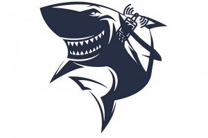 Логотип Акула с Телефоном.