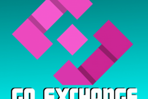 Векторный логотип обменника крипты.