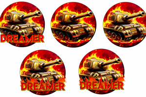 Dreamer Логотип для Игрового Твич канал по игре WOT