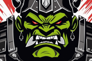 Злой Орк для обложки.