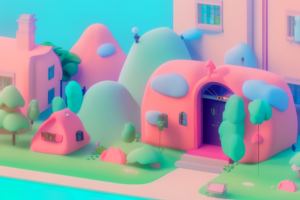 Иллюстрация в Софт Поли стиле для сайта.