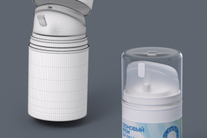 3д модель - туба косметическая