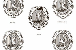 Герб, векторная отрисовка