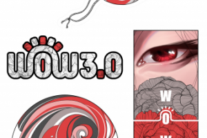 Стикеры для бренда WOW3.0