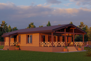 Визуализация экстерьера загородного дома