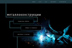 Сайт под ключ с анимацией при скролле