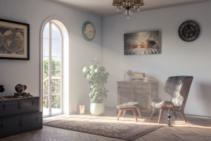 Вечерний интерьер