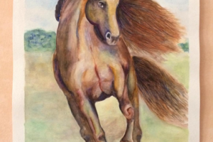 Рисунок акварелью