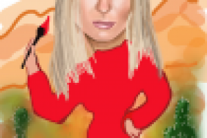 карикатура планшет