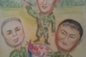 карикатура к 23 февраля