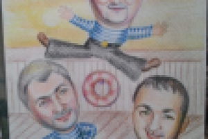 карикатура к 23 февраля