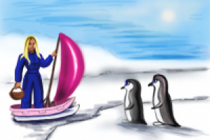 лыжный кораблик