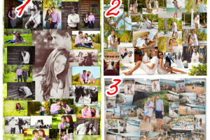 Коллажи семейные из большого количества фото