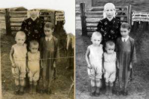 реставрация фотографии