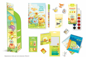 Оформление стойки для сети магазинов "Магнит"