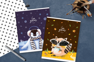 Тетрадь 48л., А5, клетка "Сute Fantasy"